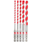 Milwaukee 5PC SHOCKWAVE Impact Duty Carbide Hammer Drill Bit Set