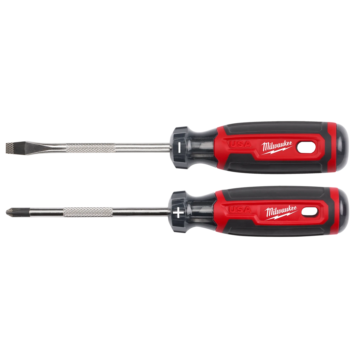 Milwaukee 2PC Cushion Grip Screwdriver Set