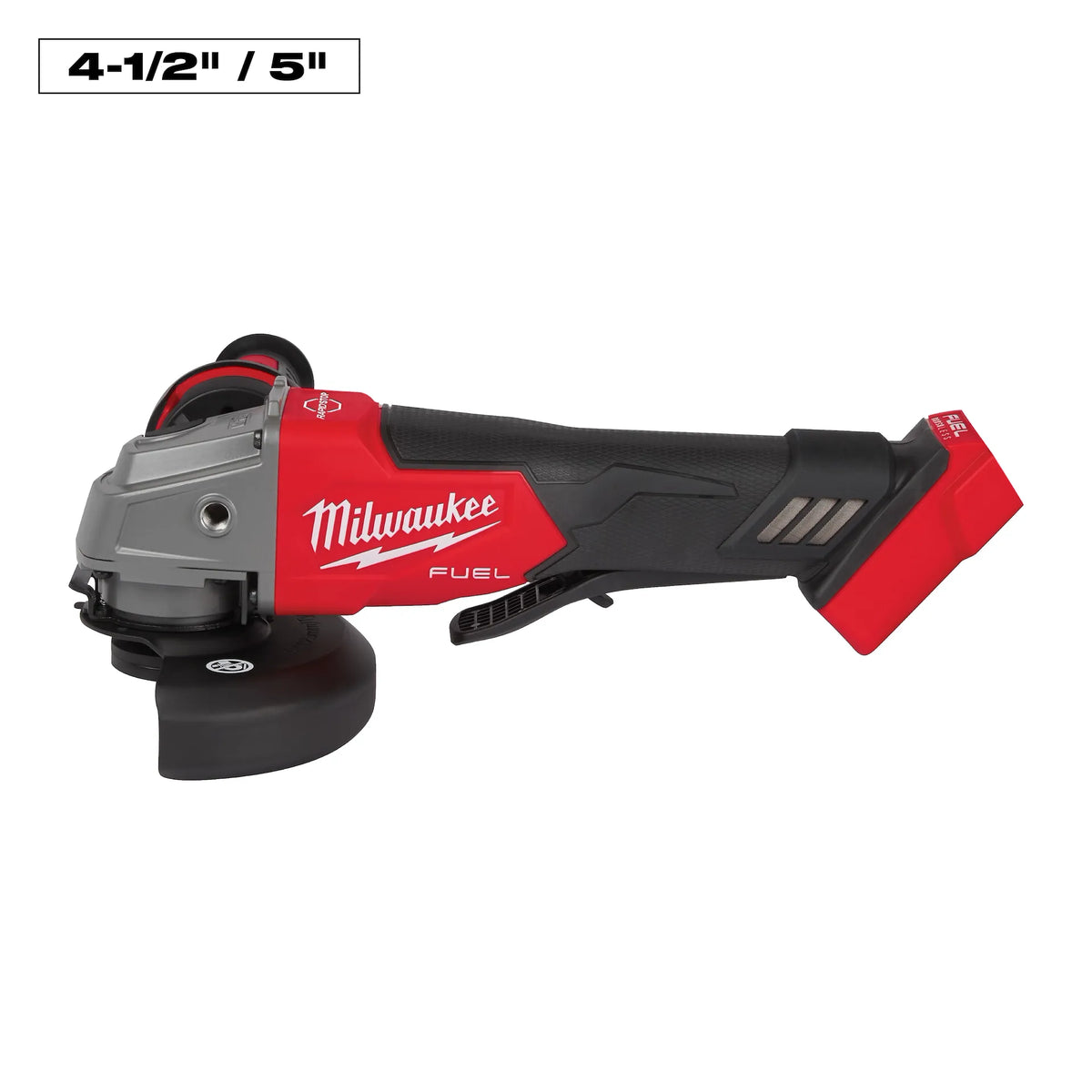 Milwaukee M18 FUEL 4-1/2" / 5" Braking Grinder Paddle Switch, No lock
