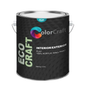 EcoCraft Int/Ext Acrylic Flat Paint Packaged Colors