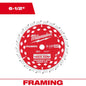 Milwaukee 6-1/2" 24T Framing Circular Saw Blade