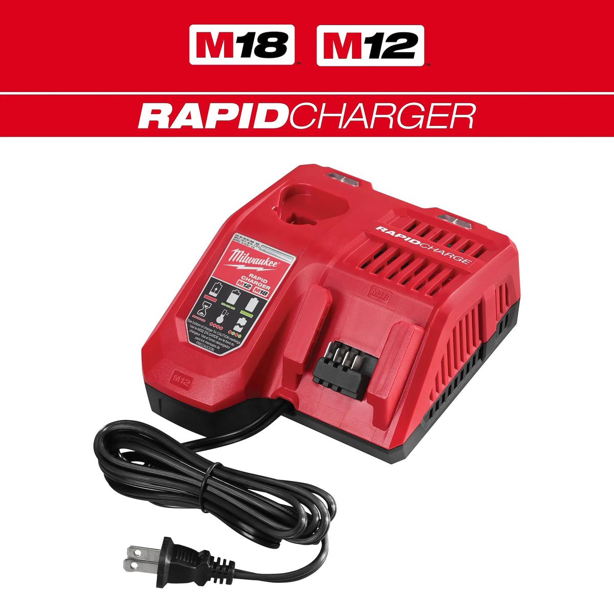 Milwaukee M18 & M12 Rapid Charger