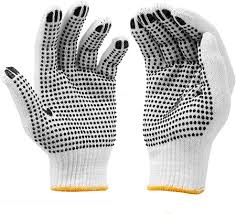 Boss String Knit Glove w/ PVC Dots - LRG