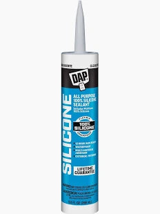 DAP 100% Silicone 10.1oz - CLEAR