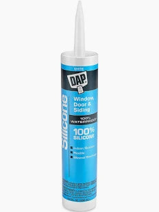 DAP 100% Silicone 10.1oz - WHITE