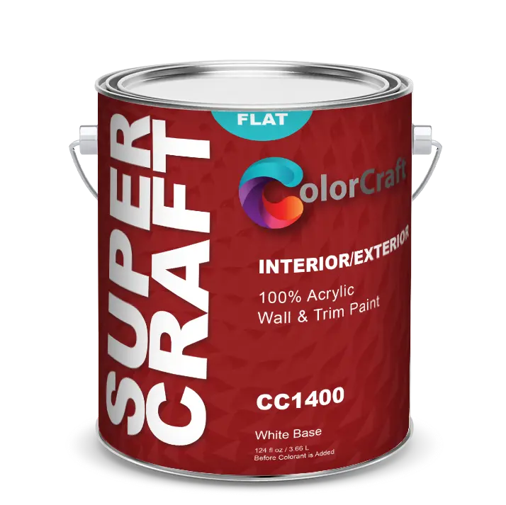 SuperCraft Int/Ext Paint & Primer Flat