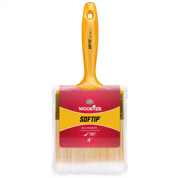 Wooster Softip DIY Wall/Trim Brush #Q3108 - 4"